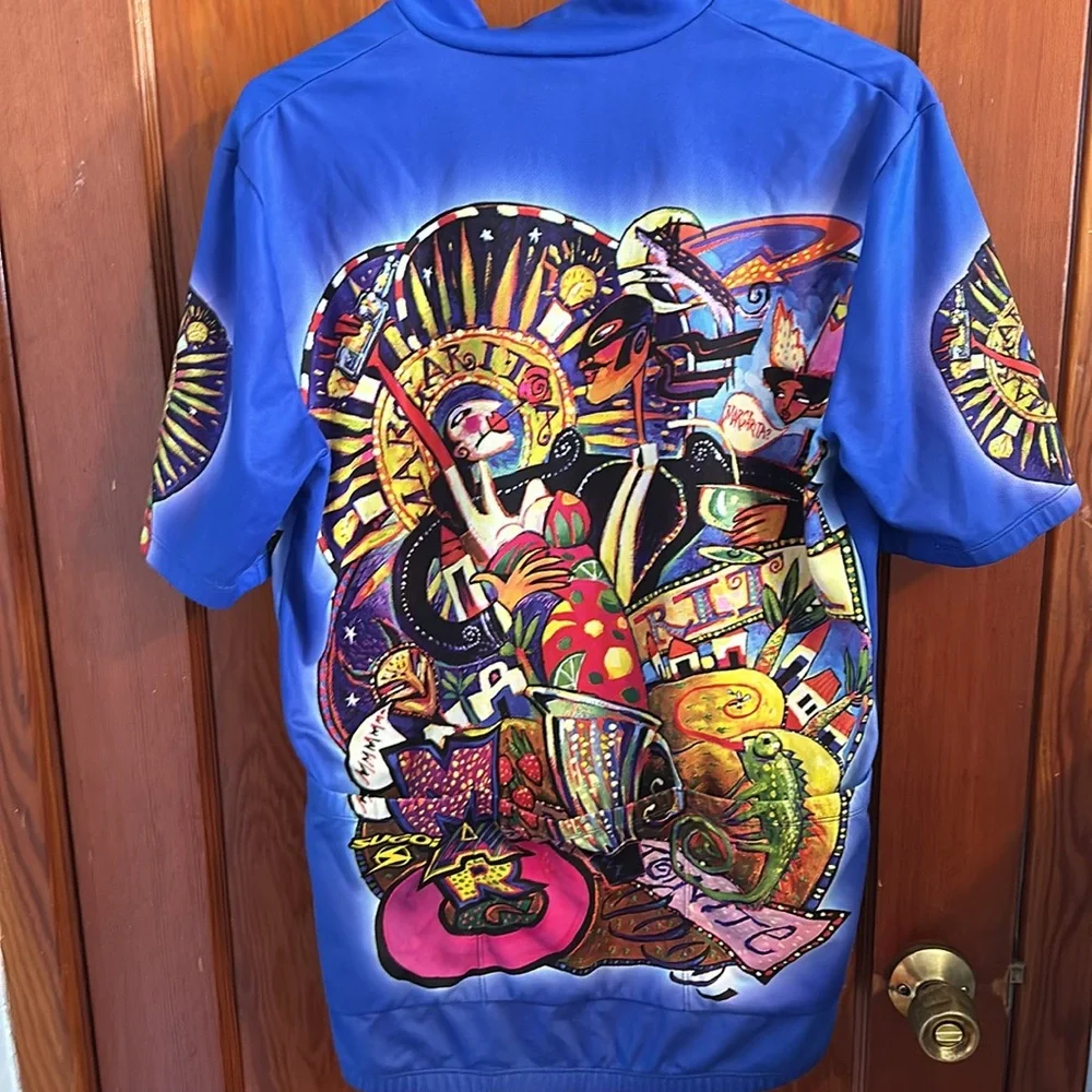 💜💜 SUGOI Bicycle Riding Shirt Short Sleeved Men’s Size L
